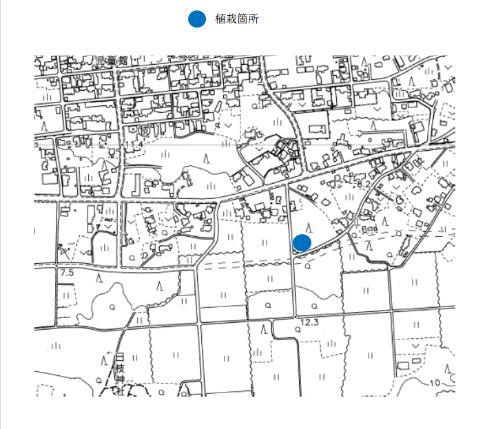 活動場所の地図