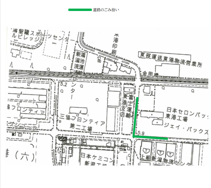 活動場所の地図