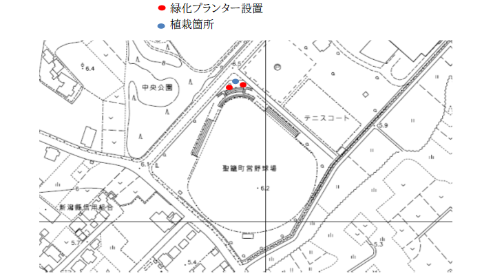 NPO法人スポネットせいろうの活動区域の地図