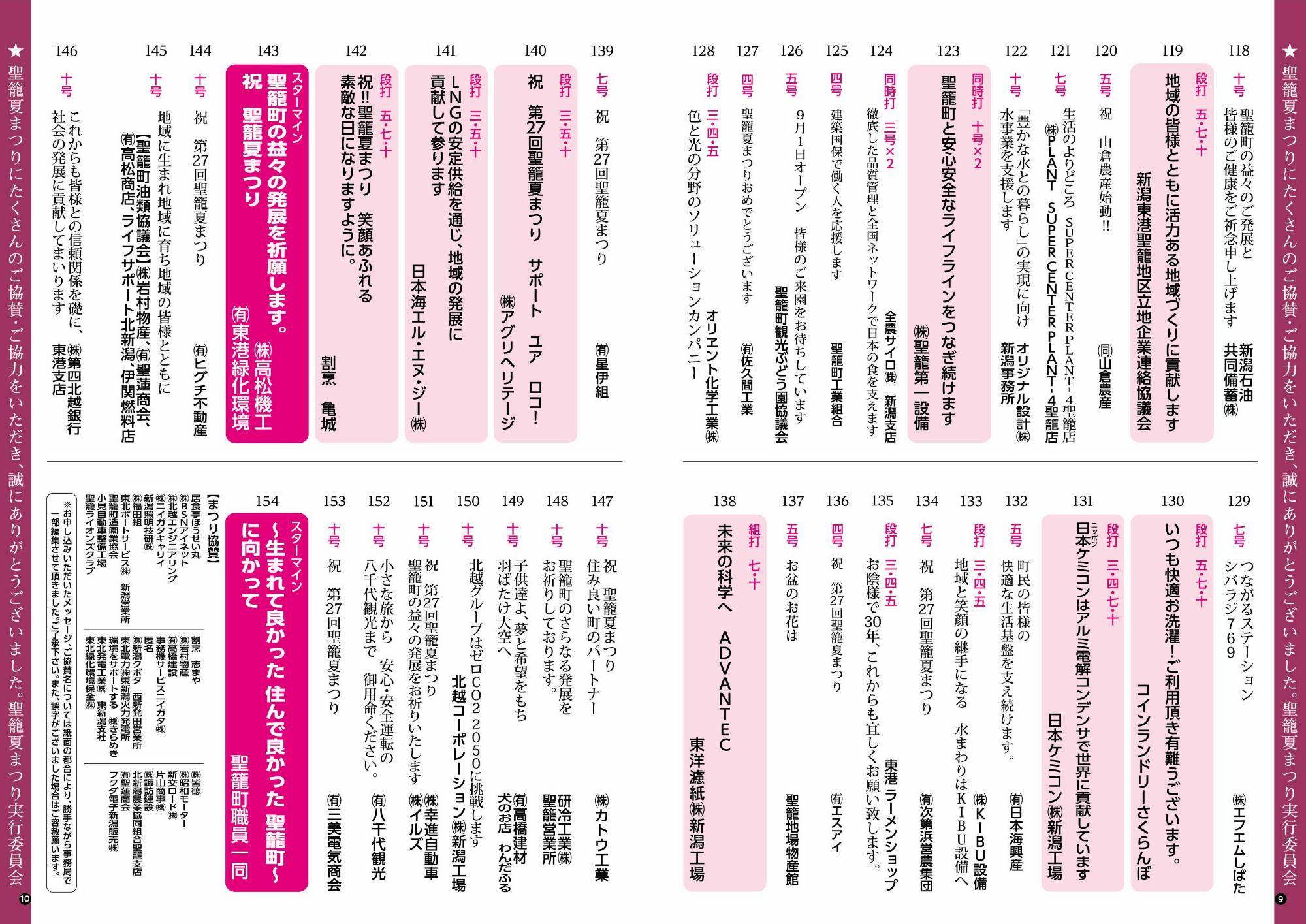 聖籠夏まつりパンフレット6