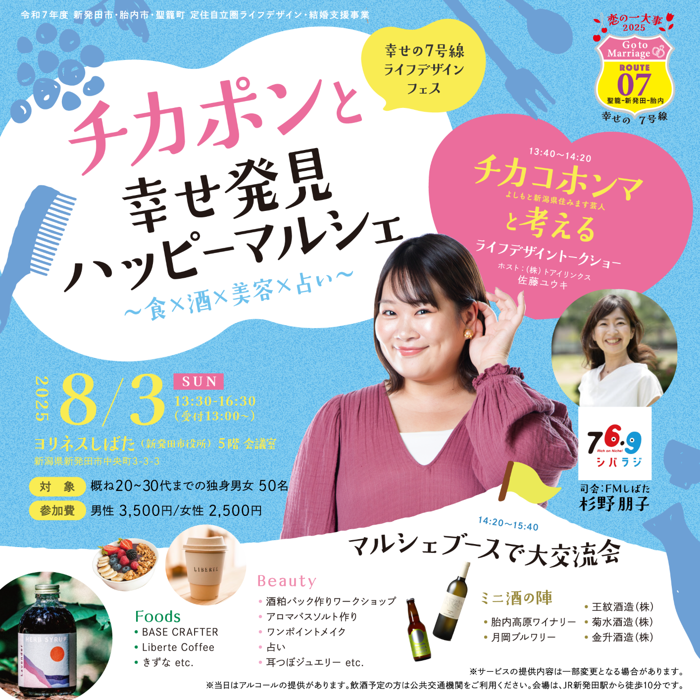 チカポンと幸せ発見ハッピーマルシェイメージ画像