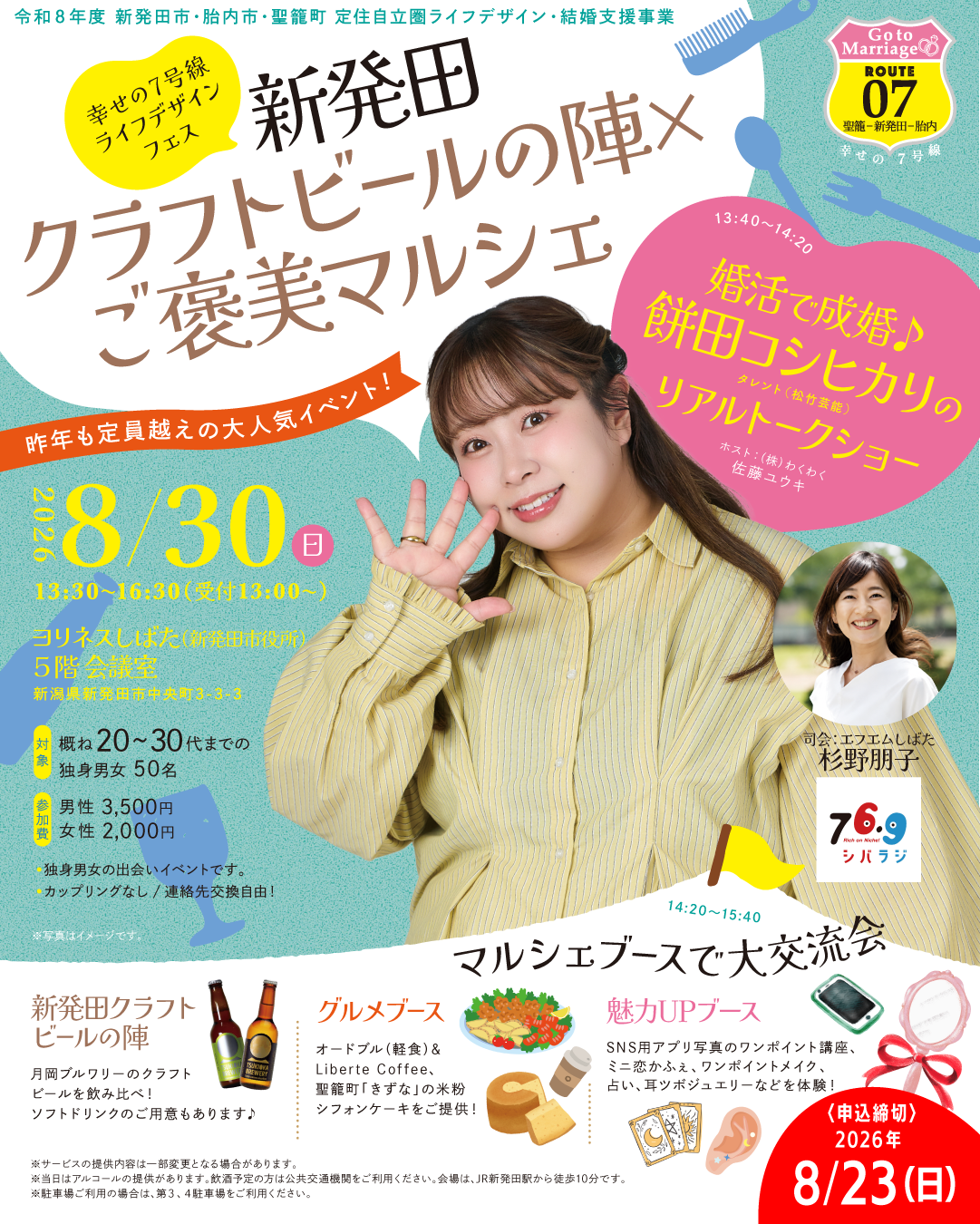 新発田クラフトビールの陣×ご褒美マルシェのイメージ画像