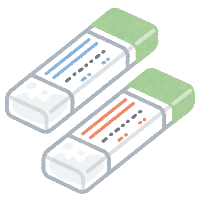 大腸がん検診用検査キットのイラスト