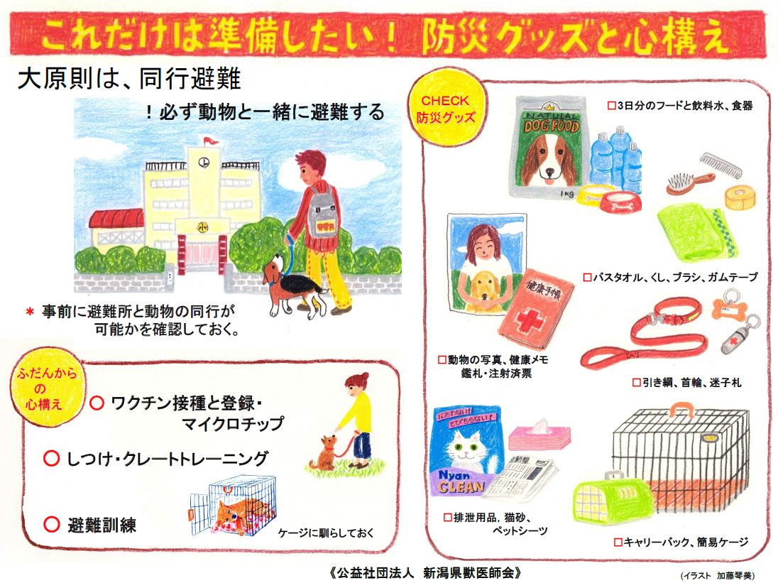 ペットの災害対策
